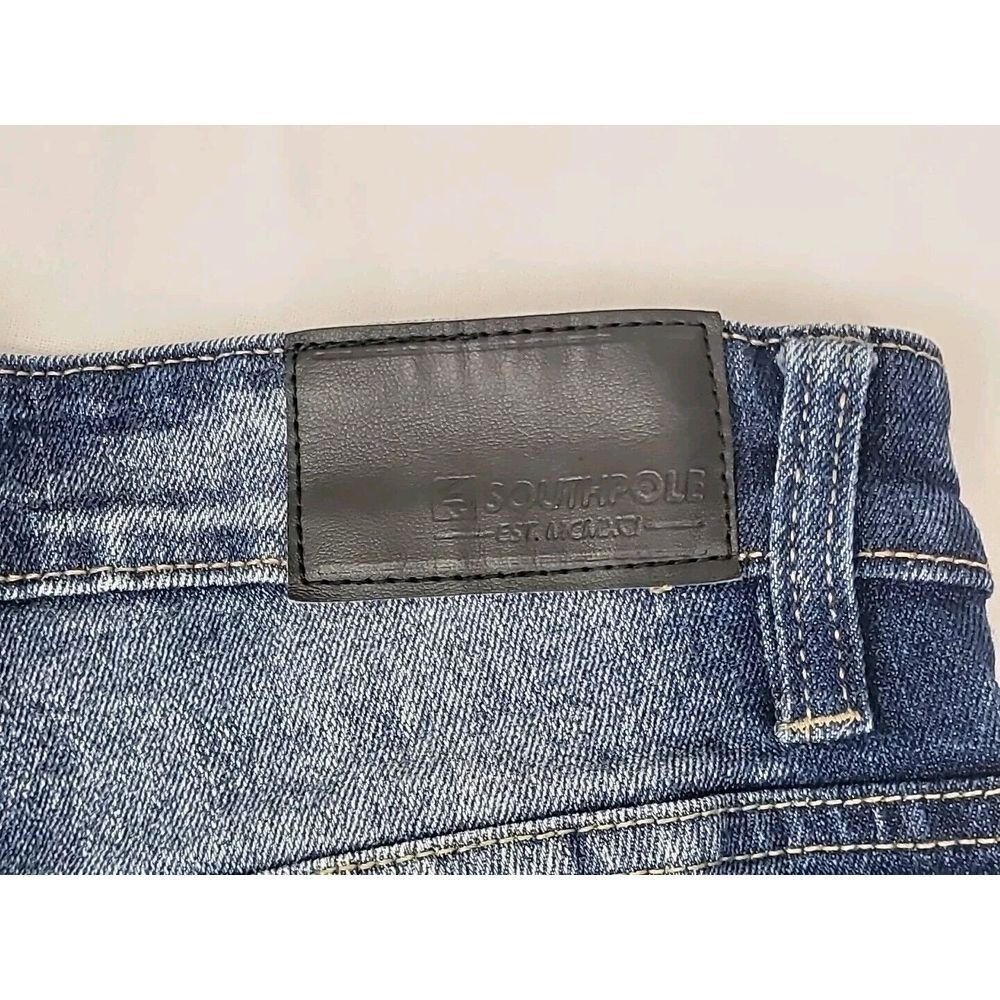 Vintage Southpole Bermuda Jean Shorts Men's 30x11‎ Y2K Jorts Acid Wash Preppy - Picture 8 of 12
